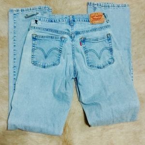 Levi's 550 women's relaxed boot cut size 6 long